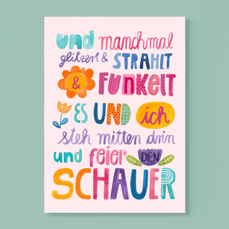Postkarte *Schauer*
