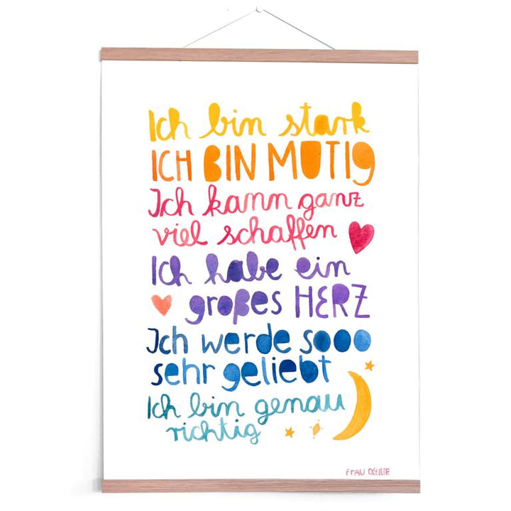 Posterleiste 30cm (für DIN A3 Hochformat / DIN A4 Querformat / Messlatte)