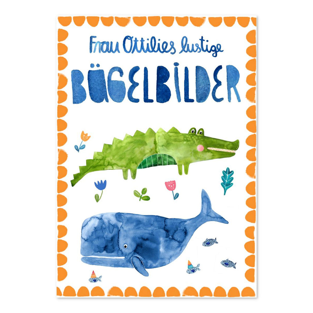 Bügelbilder *Krokodil & Wal*