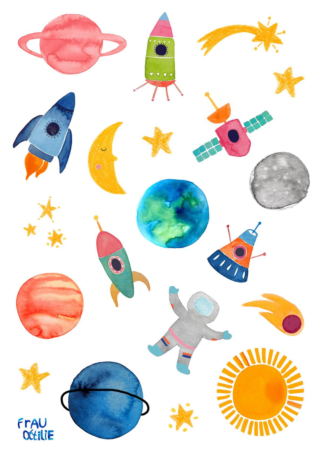 Sticker *Weltraum*